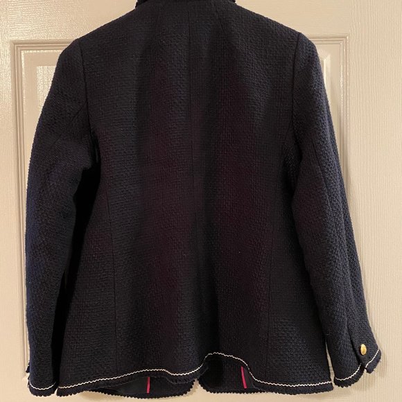 NWOT Talbots 8P Navy Tweed Blazer - Picture 8 of 8